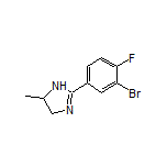 2-(3-Bromo-4-fluorophenyl)-5-methyl-4,5-dihydro-1H-imidazole