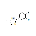 2-(3-Chloro-4-fluorophenyl)-5-methyl-4,5-dihydro-1H-imidazole