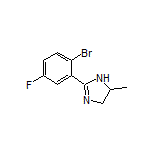 2-(2-Bromo-5-fluorophenyl)-5-methyl-4,5-dihydro-1H-imidazole