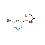 3-Bromo-5-(5-methyl-4,5-dihydro-2-imidazolyl)pyridine