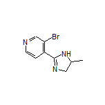 3-Bromo-4-(5-methyl-4,5-dihydro-2-imidazolyl)pyridine