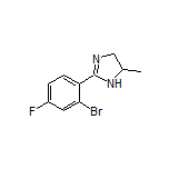 2-(2-Bromo-4-fluorophenyl)-5-methyl-4,5-dihydro-1H-imidazole