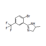 2-[2-Bromo-5-(trifluoromethyl)phenyl]-5-methyl-4,5-dihydro-1H-imidazole