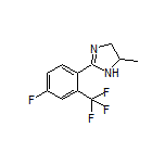 2-[4-Fluoro-2-(trifluoromethyl)phenyl]-5-methyl-4,5-dihydro-1H-imidazole