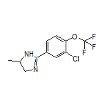 2-[3-Chloro-4-(trifluoromethoxy)phenyl]-5-methyl-4,5-dihydro-1H-imidazole