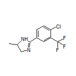 2-[4-Chloro-3-(trifluoromethyl)phenyl]-5-methyl-4,5-dihydro-1H-imidazole