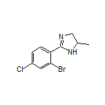 2-(2-Bromo-4-chlorophenyl)-5-methyl-4,5-dihydro-1H-imidazole