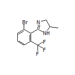 2-[2-Bromo-6-(trifluoromethyl)phenyl]-5-methyl-4,5-dihydro-1H-imidazole