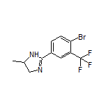 2-[4-Bromo-3-(trifluoromethyl)phenyl]-5-methyl-4,5-dihydro-1H-imidazole