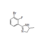 2-(3-Bromo-2-fluorophenyl)-5-methyl-4,5-dihydro-1H-imidazole