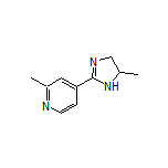 2-Methyl-4-(5-methyl-4,5-dihydro-2-imidazolyl)pyridine