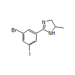 2-(3-Bromo-5-iodophenyl)-5-methyl-4,5-dihydro-1H-imidazole