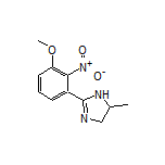 2-(3-Methoxy-2-nitrophenyl)-5-methyl-4,5-dihydro-1H-imidazole