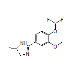 2-[4-(Difluoromethoxy)-3-methoxyphenyl]-5-methyl-4,5-dihydro-1H-imidazole