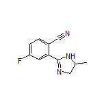 4-Fluoro-2-(5-methyl-4,5-dihydro-2-imidazolyl)benzonitrile