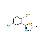 4-Bromo-2-(5-methyl-4,5-dihydro-2-imidazolyl)benzonitrile