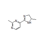 2-Methyl-4-(5-methyl-4,5-dihydro-2-imidazolyl)pyrimidine