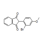 2-(2-Bromo-4-methoxyphenyl)-1H-indene-1,3(2H)-dione