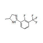 2-[2-Fluoro-3-(trifluoromethyl)phenyl]-5-methyl-4,5-dihydro-1H-imidazole