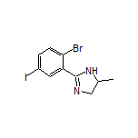 2-(2-Bromo-5-iodophenyl)-5-methyl-4,5-dihydro-1H-imidazole