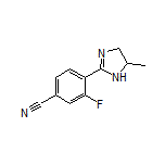 3-Fluoro-4-(5-methyl-4,5-dihydro-2-imidazolyl)benzonitrile