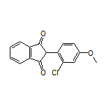 2-(2-Chloro-4-methoxyphenyl)-1H-indene-1,3(2H)-dione