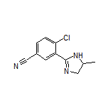 4-Chloro-3-(5-methyl-4,5-dihydro-2-imidazolyl)benzonitrile