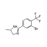 2-[3-Bromo-4-(trifluoromethyl)phenyl]-5-methyl-4,5-dihydro-1H-imidazole