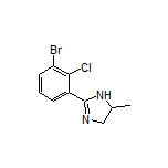 2-(3-Bromo-2-chlorophenyl)-5-methyl-4,5-dihydro-1H-imidazole