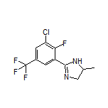 2-[3-Chloro-2-fluoro-5-(trifluoromethyl)phenyl]-5-methyl-4,5-dihydro-1H-imidazole