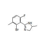 2-(2-Bromo-6-fluoro-3-methylphenyl)-5-methyl-4,5-dihydro-1H-imidazole