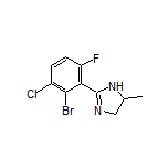 2-(2-Bromo-3-chloro-6-fluorophenyl)-5-methyl-4,5-dihydro-1H-imidazole