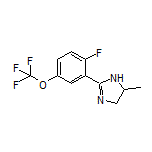 2-[2-Fluoro-5-(trifluoromethoxy)phenyl]-5-methyl-4,5-dihydro-1H-imidazole