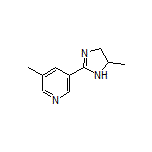 3-Methyl-5-(5-methyl-4,5-dihydro-2-imidazolyl)pyridine