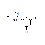 2-(3-Bromo-5-methoxyphenyl)-5-methyl-4,5-dihydro-1H-imidazole