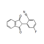 2-(1,3-Dioxo-2,3-dihydro-1H-inden-2-yl)-4-fluorobenzonitrile