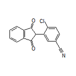 4-Chloro-3-(1,3-dioxo-2,3-dihydro-1H-inden-2-yl)benzonitrile