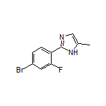 2-(4-Bromo-2-fluorophenyl)-5-methyl-1H-imidazole