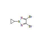 4,5-Dibromo-2-cyclopropyl-2H-1,2,3-triazole