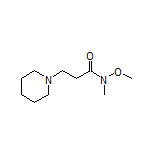 N-Methoxy-N-methyl-3-(1-piperidyl)propanamide