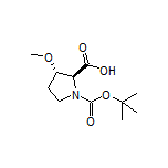 (2S,3S)-1-Boc-3-methoxypyrrolidine-2-carboxylic Acid