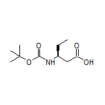 (S)-3-(Boc-amino)pentanoic Acid