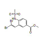 Methyl 3-(2,2-Dibromovinyl)-4-(methylsulfonamido)benzoate