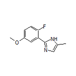 2-(2-Fluoro-5-methoxyphenyl)-5-methyl-1H-imidazole