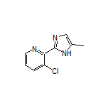 3-Chloro-2-(5-methyl-2-imidazolyl)pyridine