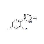 2-(2-Bromo-4-fluorophenyl)-5-methyl-1H-imidazole