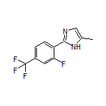 2-[2-Fluoro-4-(trifluoromethyl)phenyl]-5-methyl-1H-imidazole