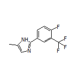 2-[4-Fluoro-3-(trifluoromethyl)phenyl]-5-methyl-1H-imidazole