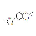 2-[3-Chloro-4-(trifluoromethoxy)phenyl]-5-methyl-1H-imidazole