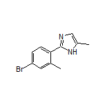 2-(4-Bromo-2-methylphenyl)-5-methyl-1H-imidazole